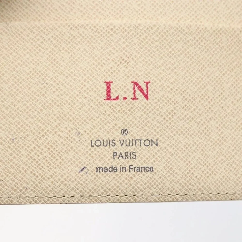 LOUIS VUITTON Damier Azur Agenda MM Day Planner Cover